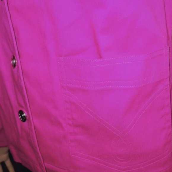 MONROE & MAIN FUCHSIA SINGLE BREASTED BLAZER SIZE 6 NWOT - Picture 3 of 6